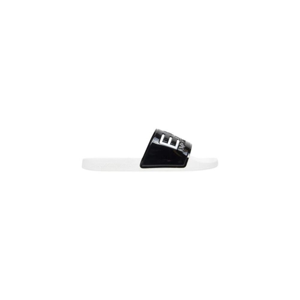 EA7 Emporio Armani Black And White Pvc Men's Slippers